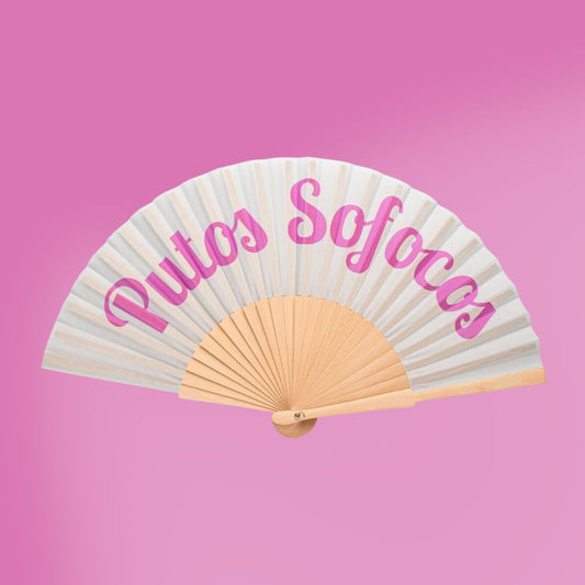 PUT@S SOFOCOS- abanico de mano